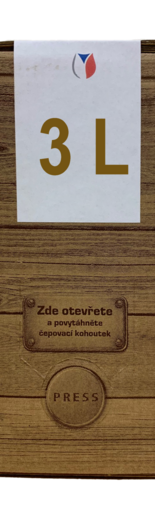 Rulandské šedé 2018 zemské - polosladké, Bag-in-box - 3L 