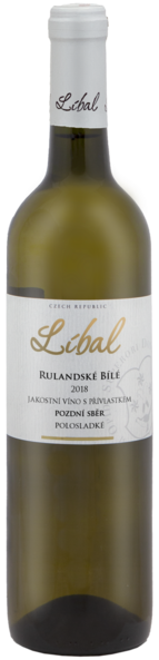 Rulandské bílé 2018 pozdní sběr - polosladké