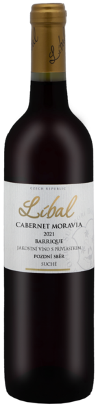 Cabernet Moravia 2021 pozdní sběr - barrique -suché
