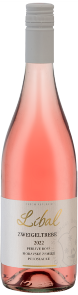 Zweigeltrebe - rosé, 2022 -  perlivé víno  - zemské - polosladké